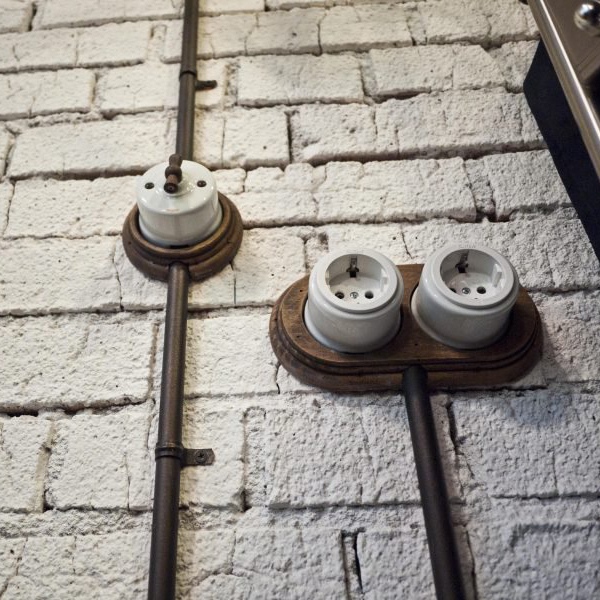 Vintage Wall Switch and Socket